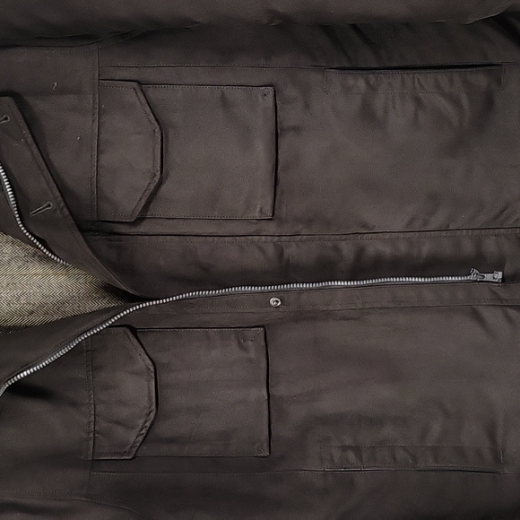 St. John's Bay Men's Jacket Insulated Heavy Duty Zipper Size M(38/40) Dark Brown - Picture 3 of 9